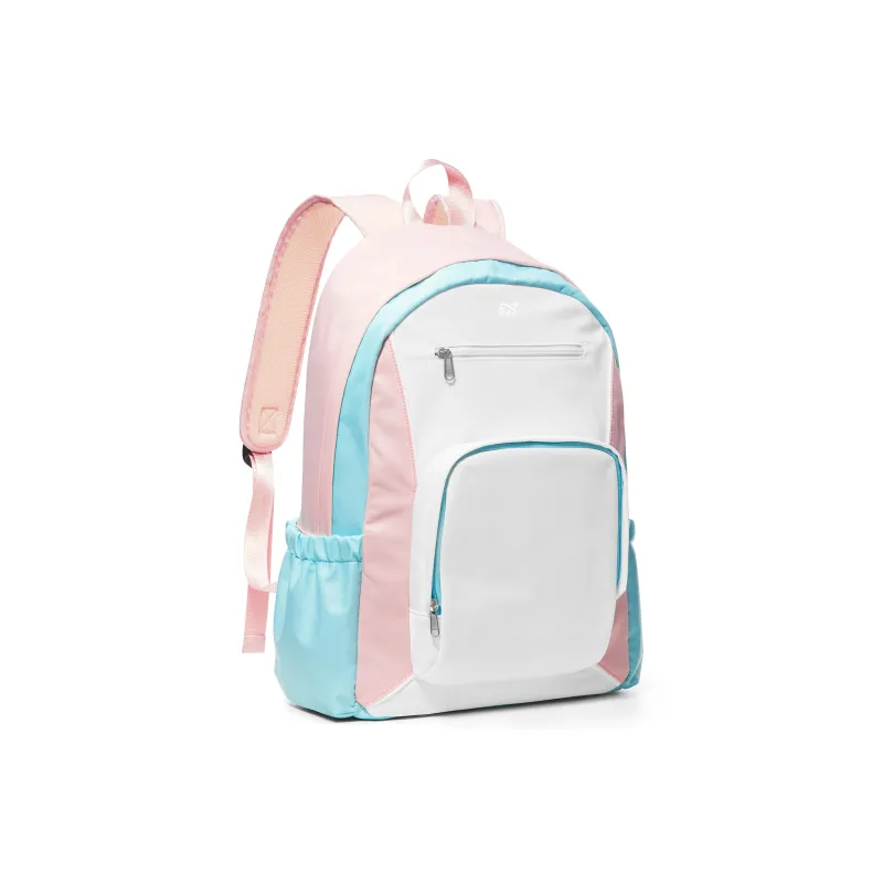 QING QI ZHE Fabric Backpack Regular Unisex Multicolor-4
