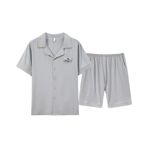 Flowers in water Men Pajama Sets