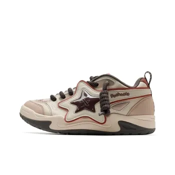 XTEP Sanrio Co-branded Low-Top Skateboard Shoes Men's Hazelnut/Red Clay Orange