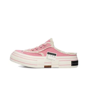 VESSEL G.O.P.Slip On Pink Low Top Skateboard Shoes Unisex Light Pink Color Changing