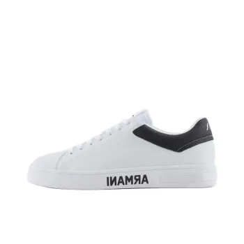 ARMANI EXCHANGE Low Top Skateboard Shoes Men's White