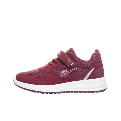 WARRIOR Casual Shoes Women's Low-Top Red/Burgundy