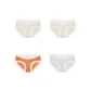 A Set: Light Coffee+Light Green+Orange+Blue 4 Pack
