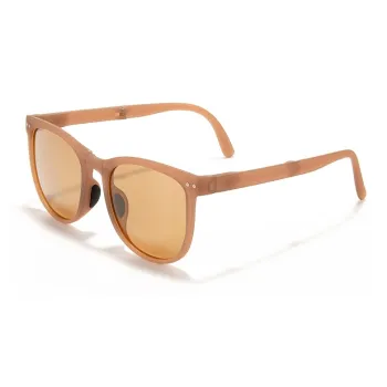 CHUANGGUO TR90 Round Sunglasses Unisex