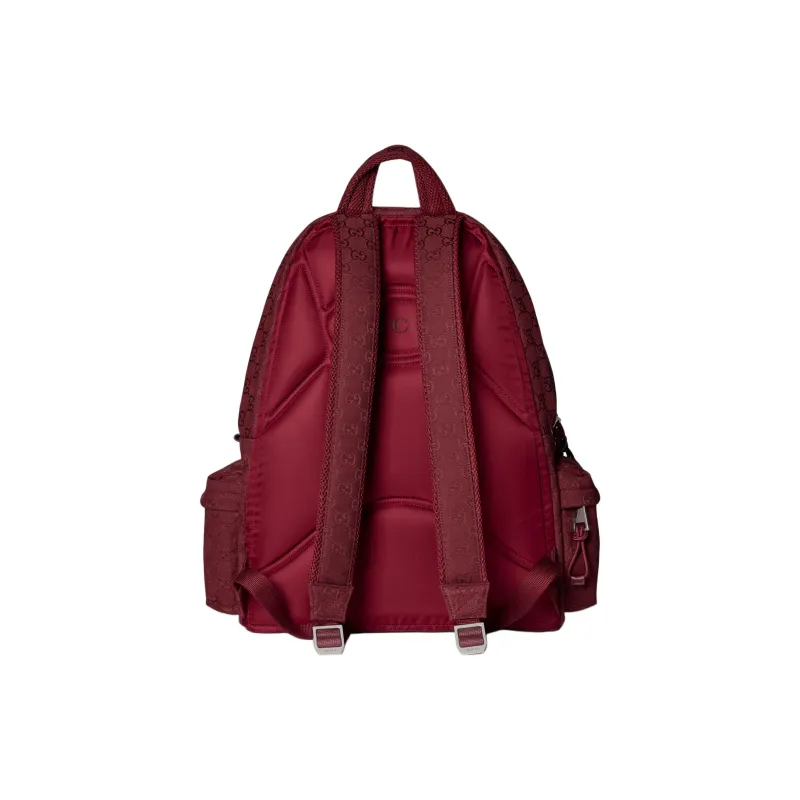 GUCCI Canvas Backpack Large Size Men's Ancora Red-3