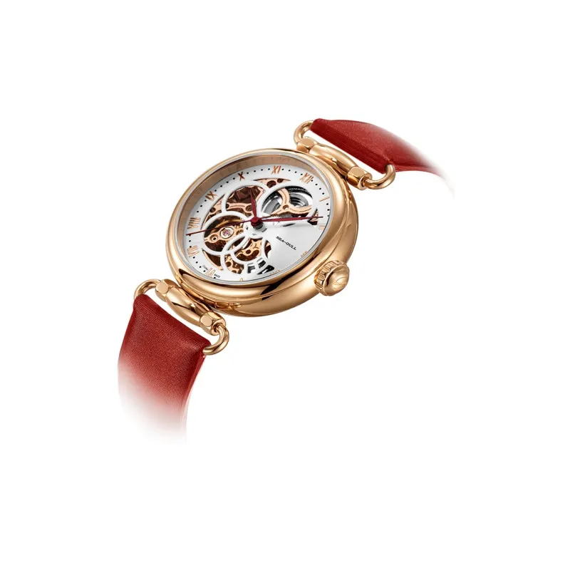 Sea Gull LE BRASSUS Automatic Mechanical Movement Genuine Leather Strap Watch Unisex White Dial-1
