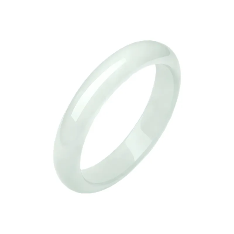 Artisan Lock Heart Jade Bangles Green Jade Women's-0