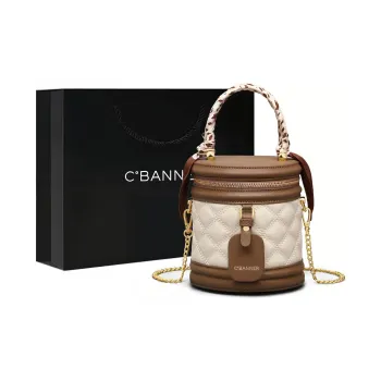 C°BANNER Handbags Ecru Coffee