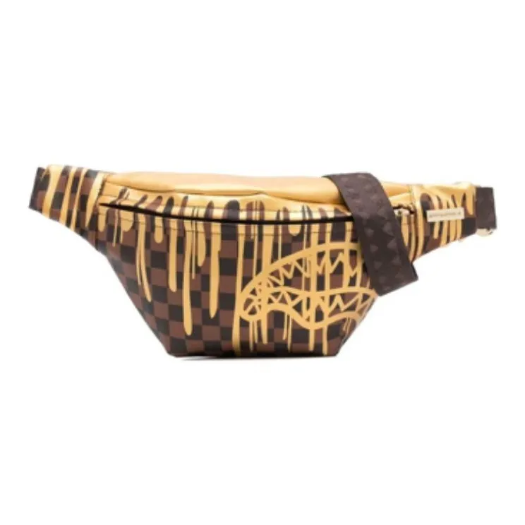 SPRAYGROUND PVC Sling Bag Fanny Pack Regular Unisex Brown-4