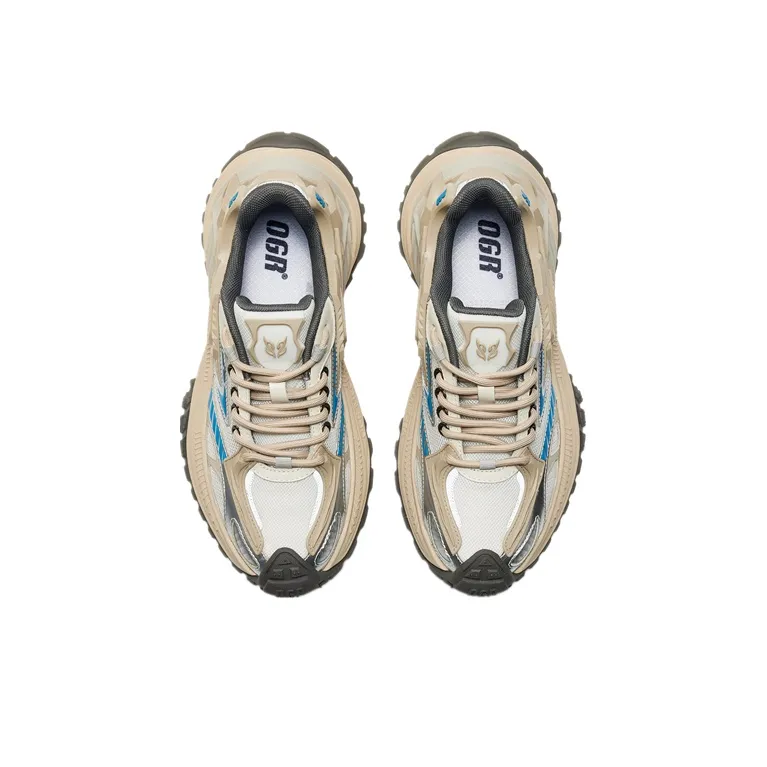 OGR Low-Top Running Shoes Unisex Light Dune-3