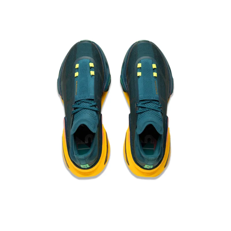 LiNing Shadow 3.0 Cushioning Anti-Slip And Wear-Resistant Low-Top Casual Running Shoes Unisex Green-4