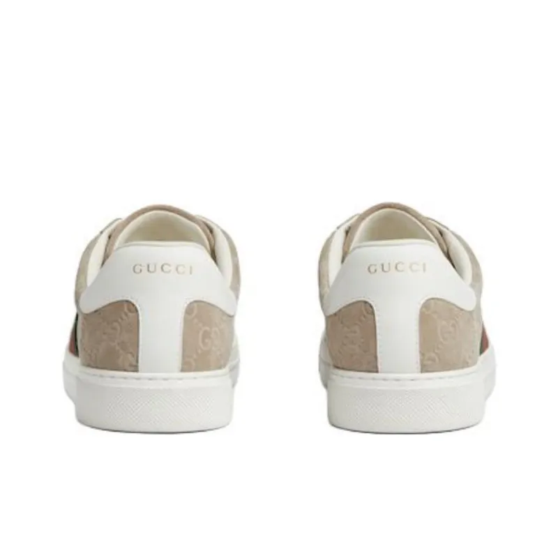 GUCCI Ace Sneaker 'GG Oatmeal Suede'-4