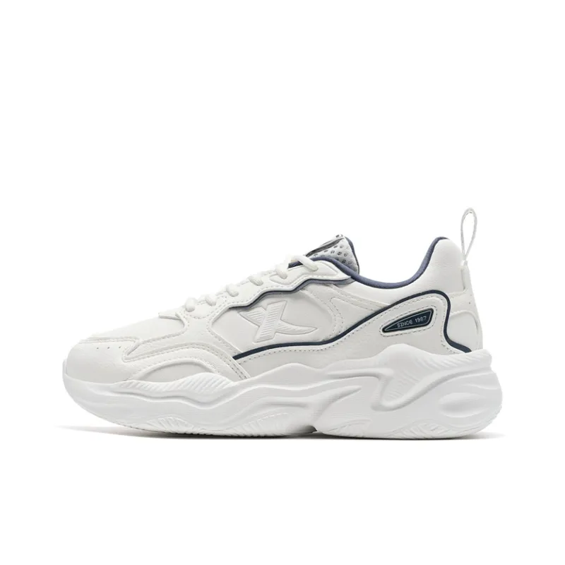 XTEP Lightweight Low Top Casual Shoes Women's Sail White-0