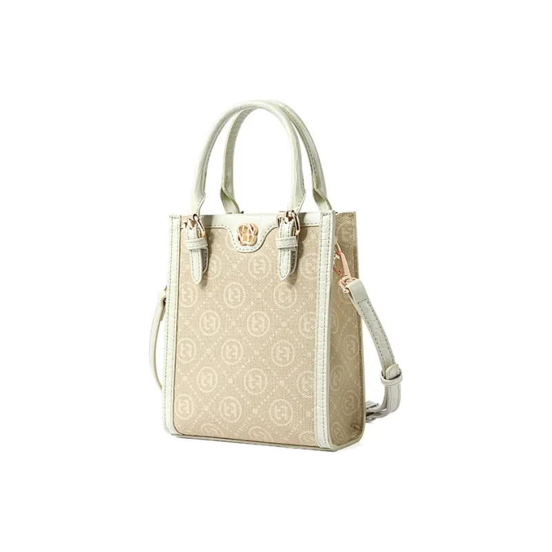TUCANO Synthetic Leather Handbag Trumpets Women's Mist Gray-1