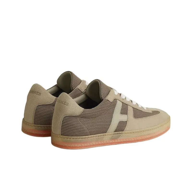 HERMES Boomerang Low Top Skateboard Shoes Men's Gray-2