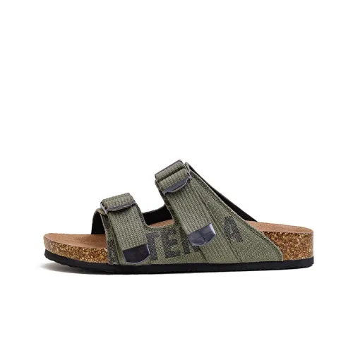 MADEN Abrasion Resistant Slide Slippers Men's amp Green