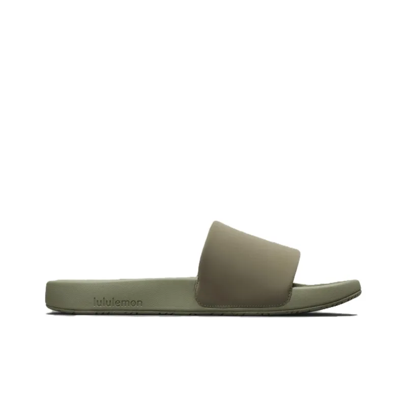 Lululemon Restfeel Slide Slip Resistant Abrasion Resistant Slide Slippers Women's Green-1