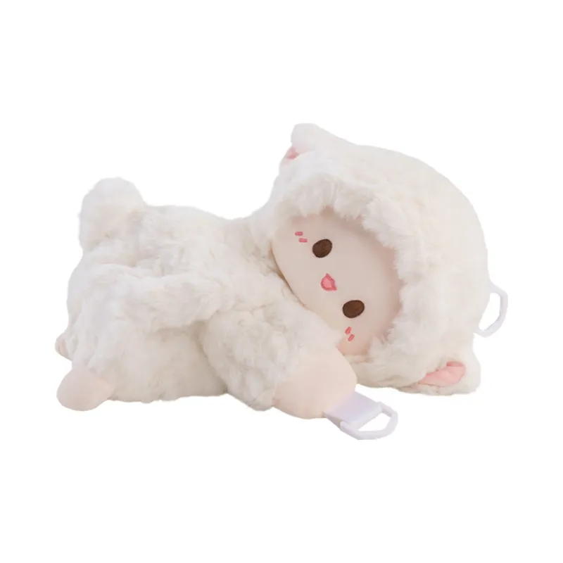 Holding Bamboo Polyester Backpack Unisex White-5