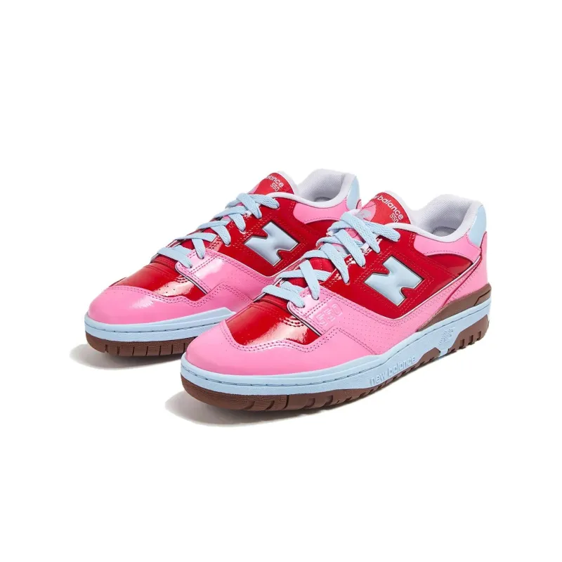 New Balance 550 Y2K Patent Leather Pack Red Pink-2