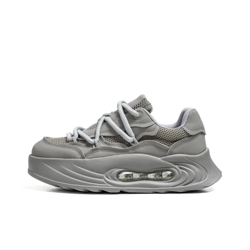 Bull Charm Height Increasing Low Top Chunky Sneakers Men's-5