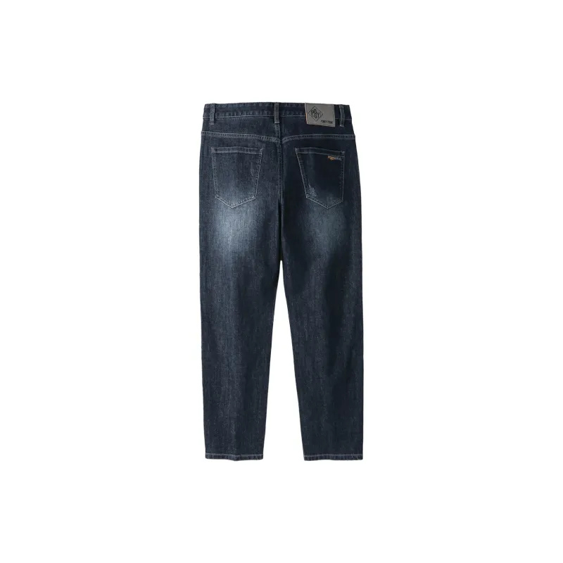 HLA Jeans Men Blue Gray Denim Gradient Dark 5A-1