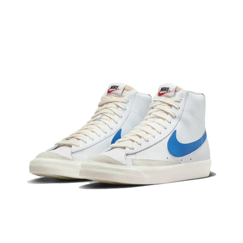 Nike Blazer Mid 77 Vintage White Light Photo Blue Black Sail-2