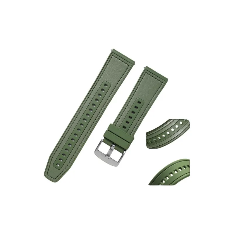 Mr. Strap Huawei Compatibility Watch Band Silicone Material-0