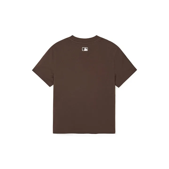 MLB Regular T Shirt Women's Dark Brown-1