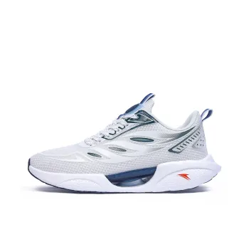 Kinglake Low Top Running Shoes Unisex White Dark Blue