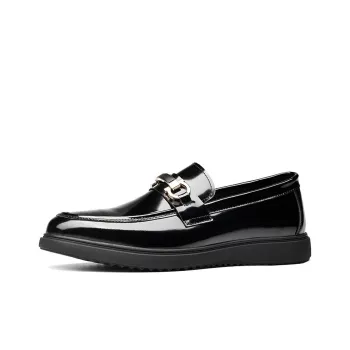 Bansley Loafers Men Black/Burgundy