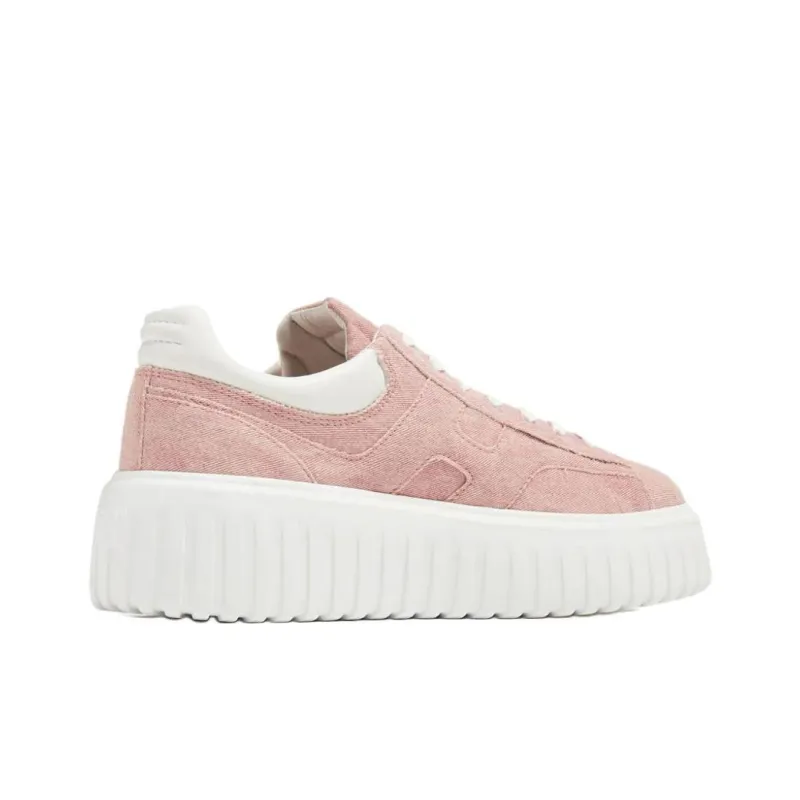 HOGAN H Stripes Casual Shoes Women's Pink-3
