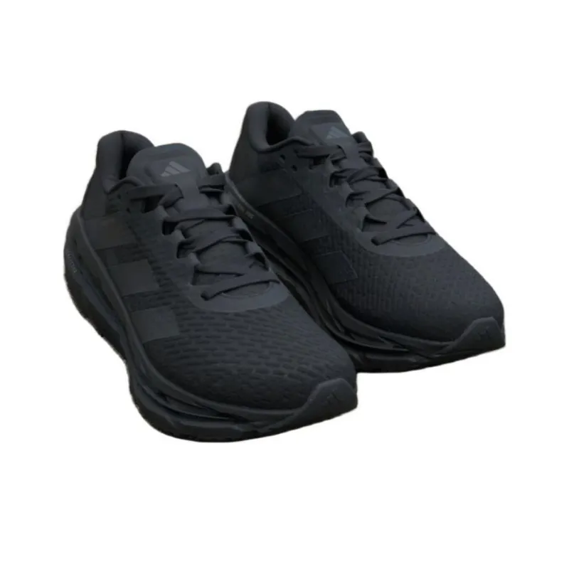 Adidas Adistar Cushioning Anti Slip And Wear Resistant Low Top Casual Running Shoes Men's Black-2