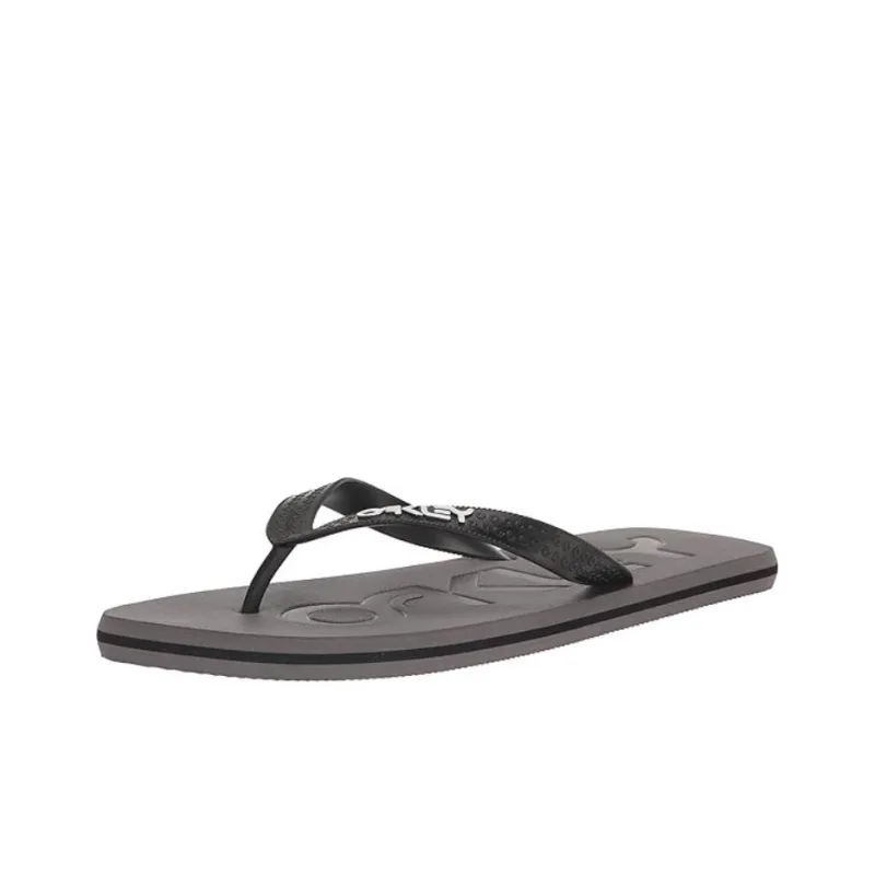 Oakley Odor Resistant Slip Resistant Flip Flops Men's Black-0