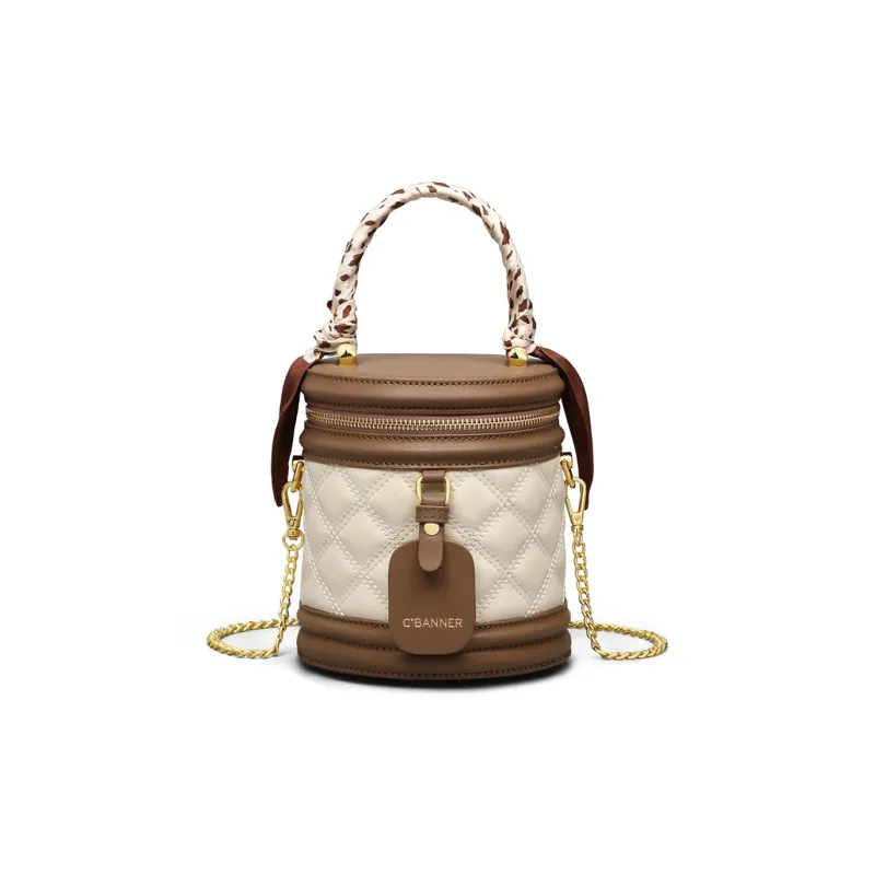 C°BANNER Handbags Ecru Coffee-3