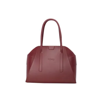 O Bag Thermoplastic Compound Handbag, Shoulder Bag Regular Women's Bordeaux Red