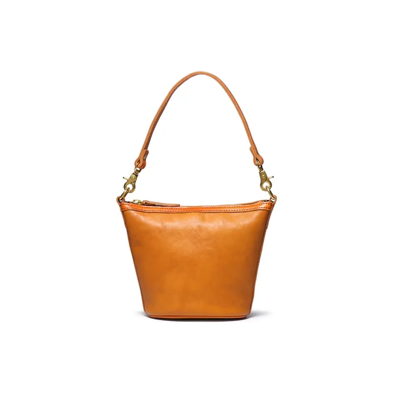 LARTIGENT Cow Leather Bucket Bags Crossbody Bag Shoulder Bag Regular Women's Multicolor-1