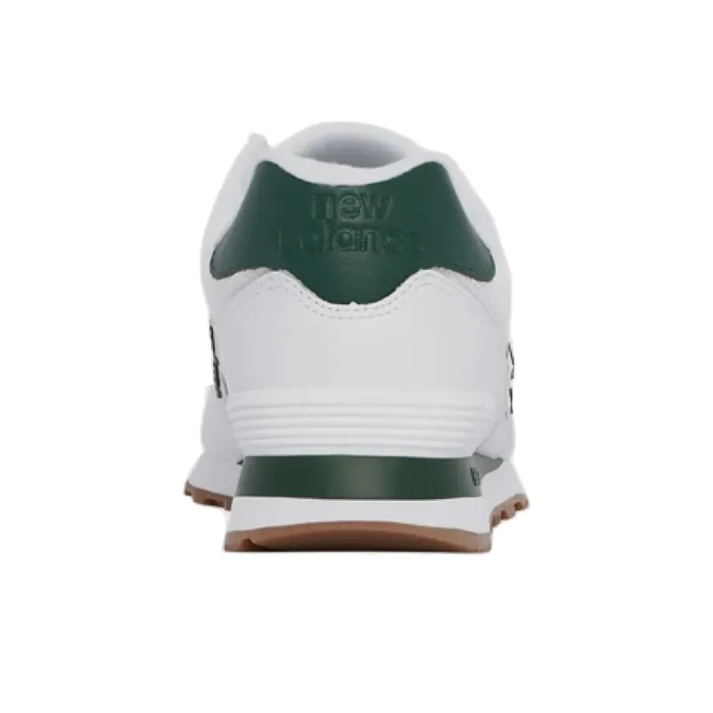 New Balance NB 574 Anti Slip Wear Resistant Low Top Running Shoes Men's White Green-3