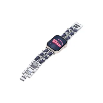 CHENSONG Watch Bands Compatible Apple Watch Metal Strap For IWatch S8/S9 Unisex