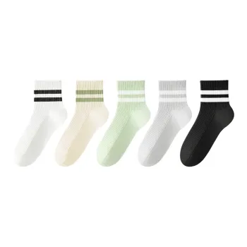 B&C.Room SS24 Mid Calf Socks Women's 5 Pack