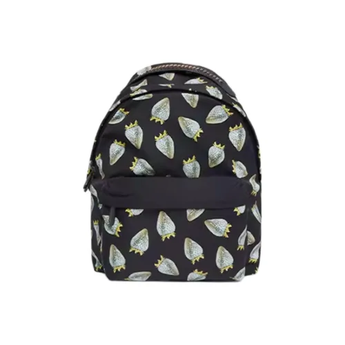Stella McCartney Fabric Backpack Small Size Unisex Black