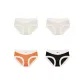 C Set: Light Green+Light Coffee+Orange+Black 4 Pack
