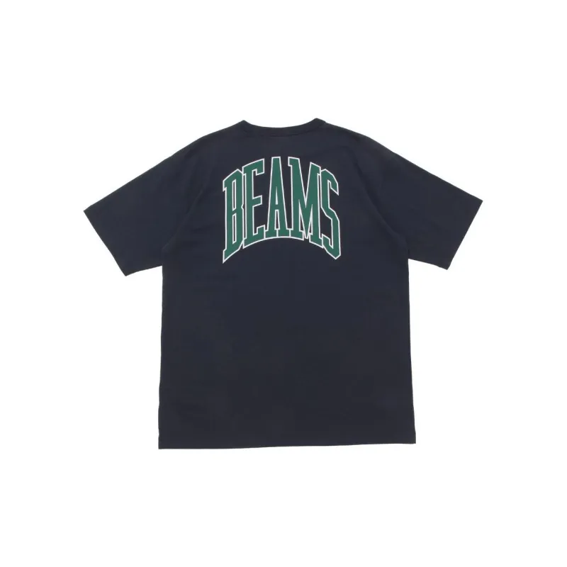 Starbucks/starbucks X Champion Beams X Starbucks Collaboration T-Shirts Unisex Navy-1