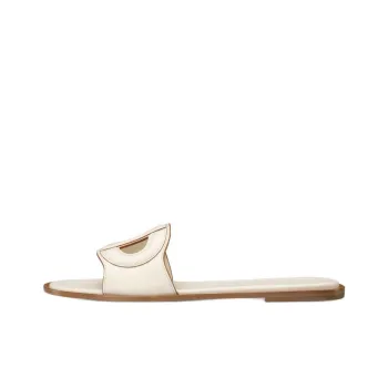 DIOR D Club Slide Slippers Women's White