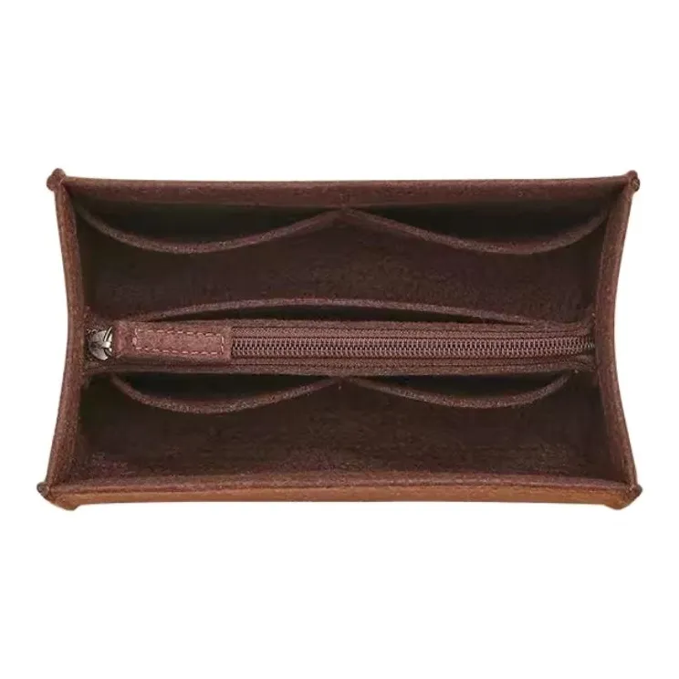 BagINBAG Felt Bag Accessory Bag Insert Women's Beige Coffee-6