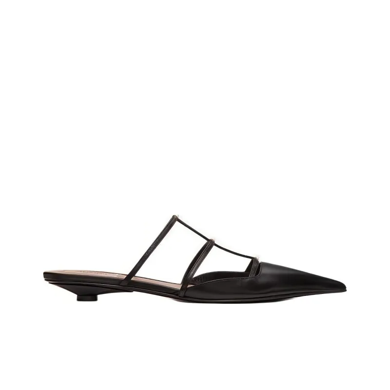 Valentino Garavani Rockstud Wispy Pointed Toe Mules Women's-1