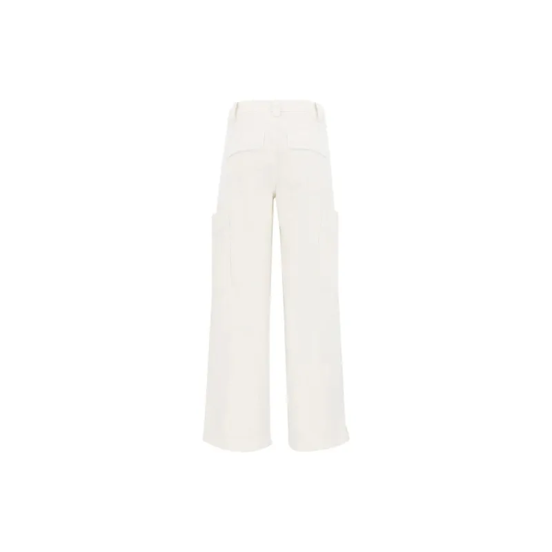 VINCE High waisted Cotton Trousers-1
