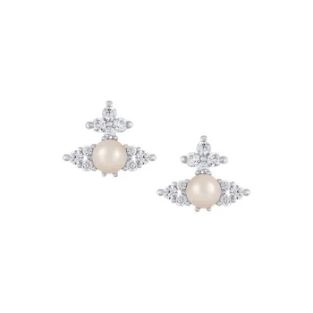 Vivienne Westwood Orb-Shaped Pearl Earrings