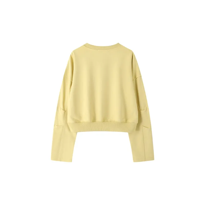 Apparition Sweatshirt Women's Coconut Yellow-1