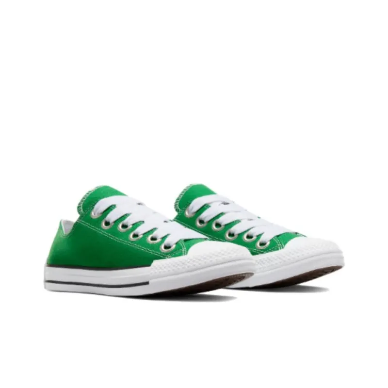 Converse Chuck Taylor All Star Anti Slip Wear Resistant Lightweight Breathable Low Top Canvas Shoes Unisex Green-5