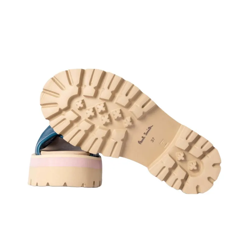 Paul Smith Logan Strap Sandals Women's Blue-5